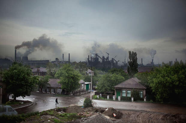 Енакиево, город на востоке Украины.