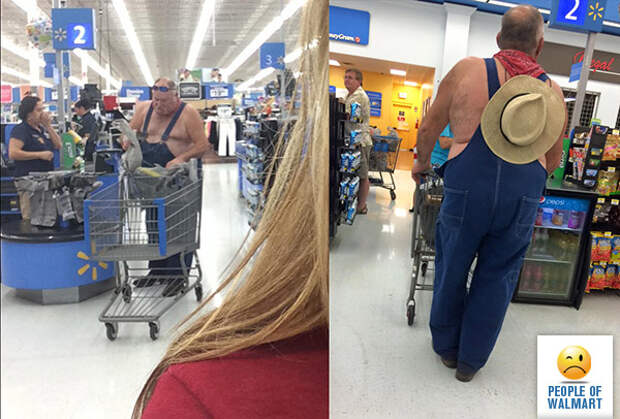Экстравагантные покупатели Walmart (28 фото)