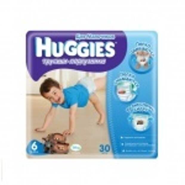 Трусики-подгузники Huggies Little Walkers для мальчиков 6 (16-22 кг) 30 шт.