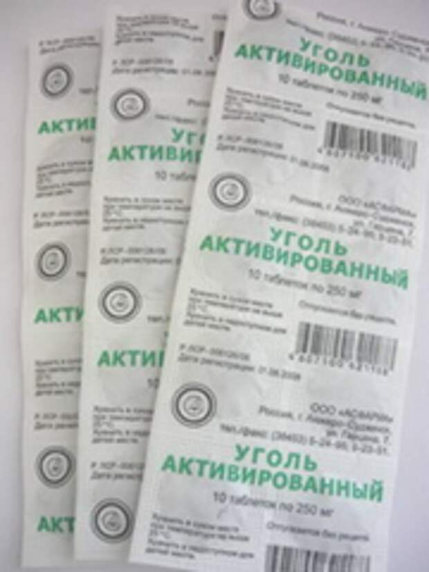 Активированный уголь при лечении подагры