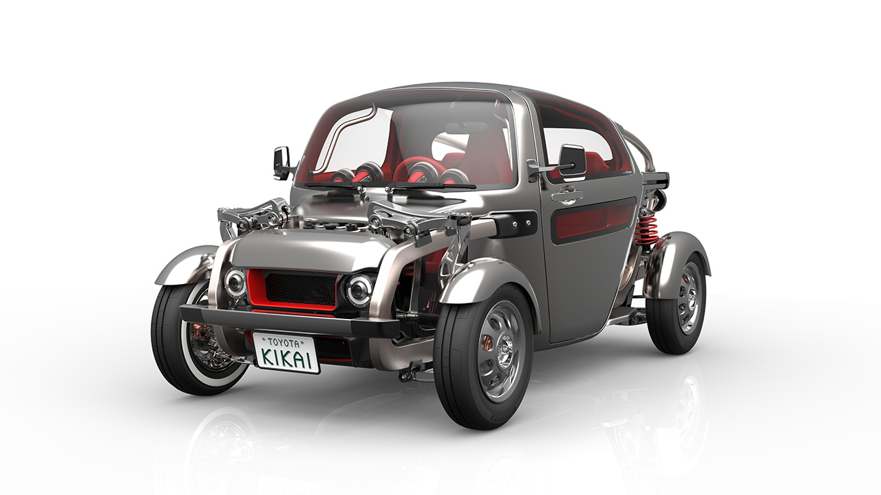 Компания Тойота представила странный концепт Kikai KIKAI, toyota, концепт, концепт-кар