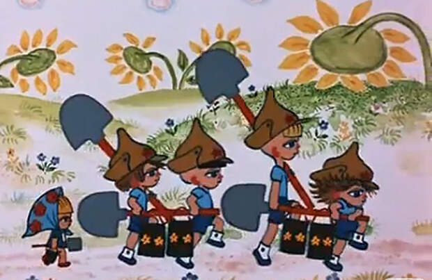 Кадр из мультфильма «Антошка», 1969 год