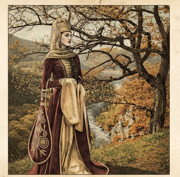 Символика орнаментов в адыгском золотом шитье: священная геометрия народа