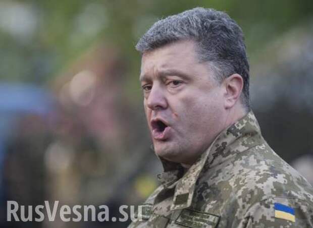 С пьяных глаз: Порошенко отчитался о победе Украины в военной кампании (ВИДЕО) | Русская весна