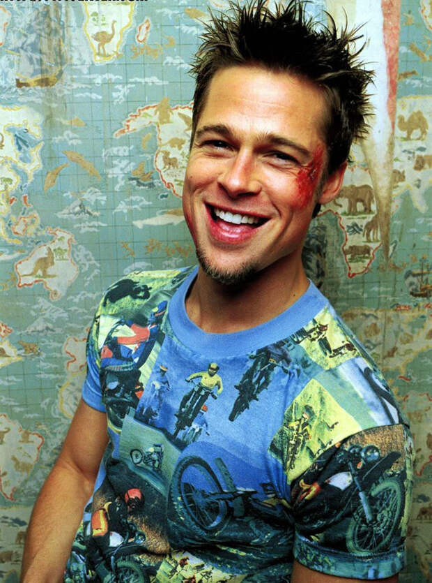 Брэд Питт (Brad Pitt) в фотосессии для фильма «Бойцовский клуб» (Fight Club) (1999), фото 2