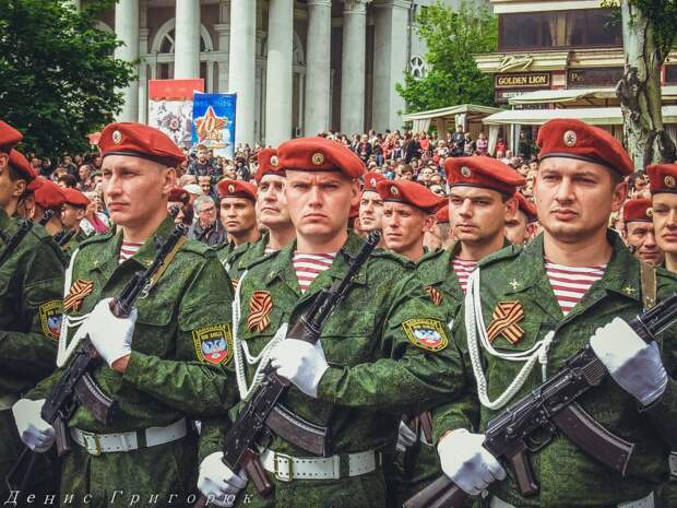 Парад победы в Донецке 9.05.2015.  день победы, донбасс, новоросия