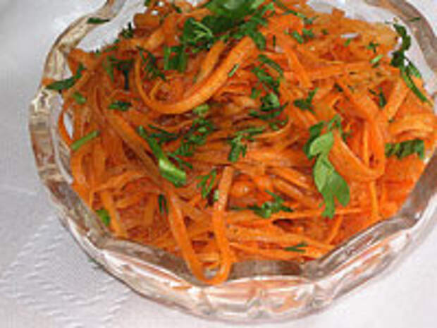 Морковка по корейски