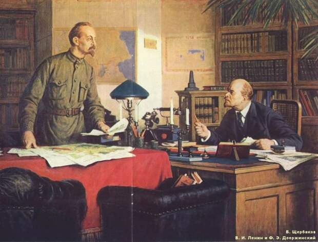 Феликс Дзержинский Ленин картина