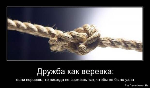 Демотиваторы о дружбе.