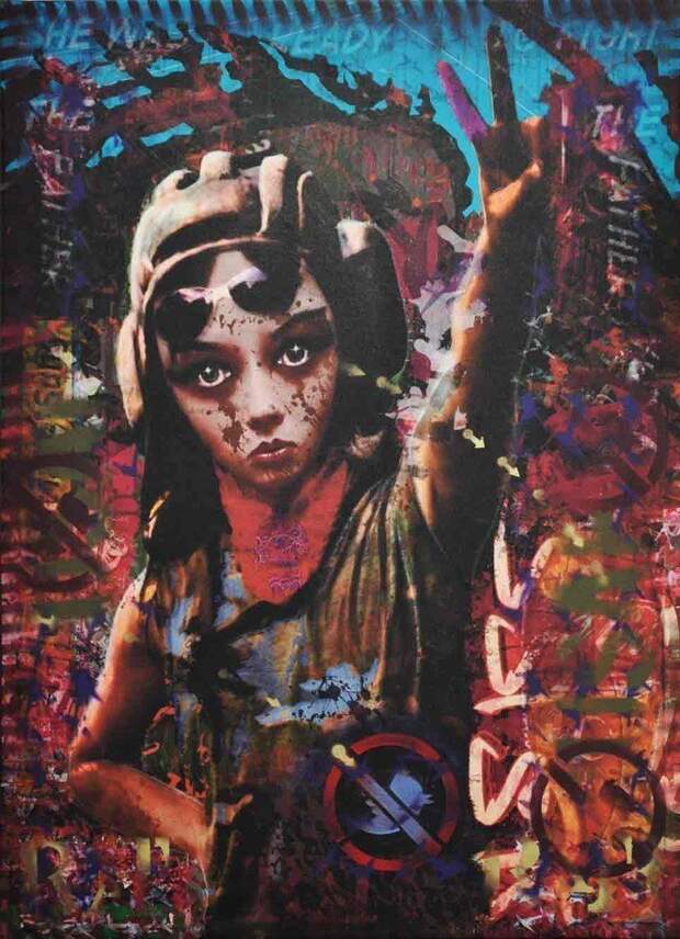 Миксовое искусство Расса Миллса (Russ Mills) Russ Mills, Худождник, исскуство, картины
