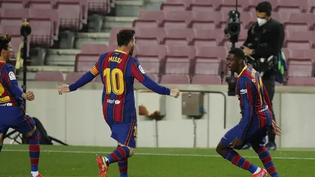 «Барселона» на 90-й минуте вырвала победу над «Вальядолидом» в матче Примеры