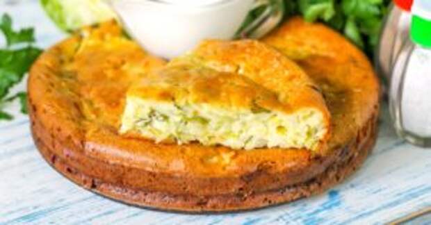 Самый простой заливной пирог с капустой Самый простой заливной пирог с капустой