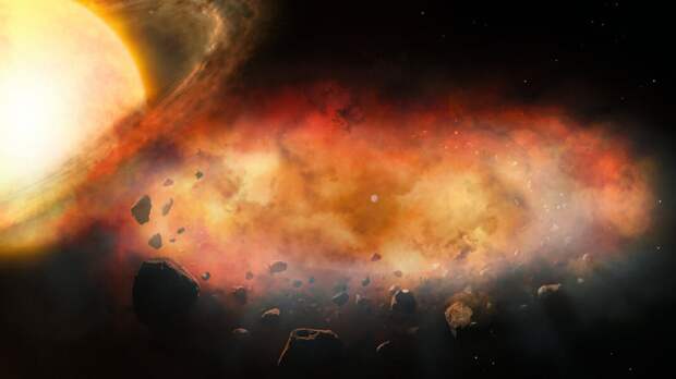 В космическом облаке у далекой звезды обнаружен загадочный объект