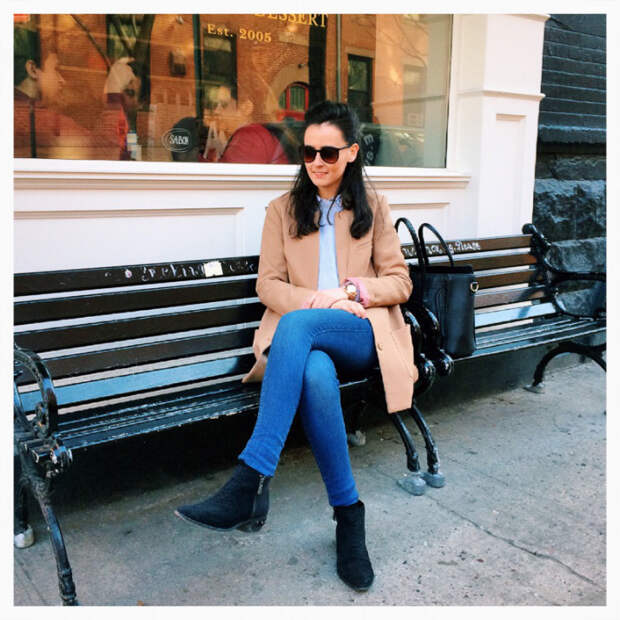 Instalook Camel Coat 1