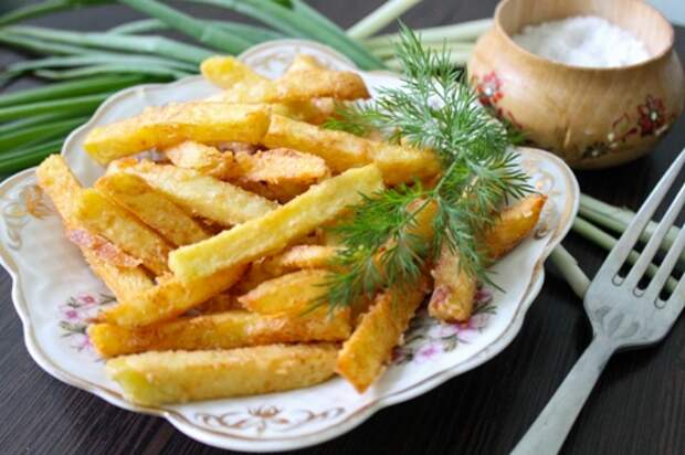 Домашний картофель фри - вкуснее, натуральнее и дешевле, чем в Макональдсе...