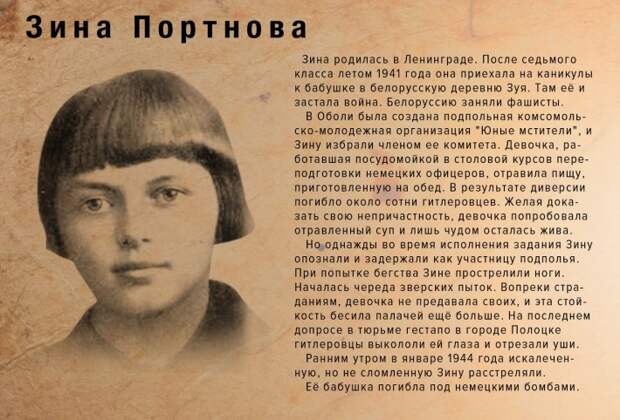 Дети - герои Великой Отечественной войны 1941-1945 и их подвиги