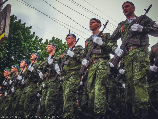 Парад победы в Донецке 9.05.2015.  день победы, донбасс, новоросия