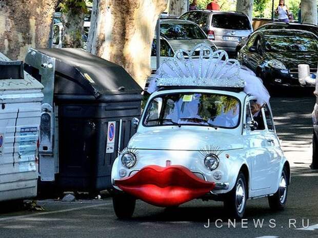 Самые необычные свадебные автомобили