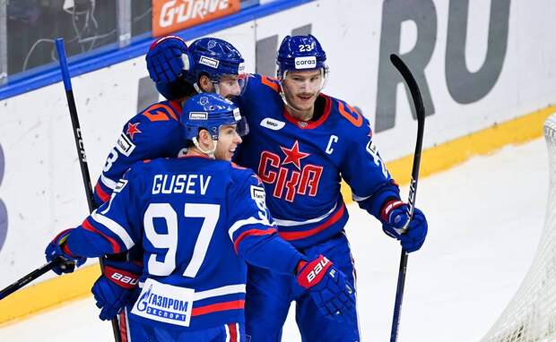 СКА всухую обыграл «Динамо» в матче КХЛ