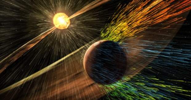 Солнце является причиной потери Марсом своей атмосферы и воды