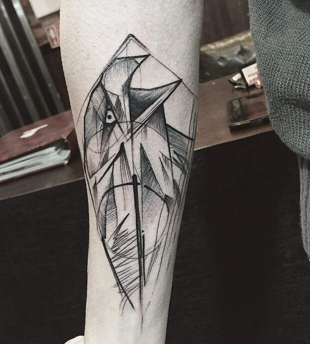 Sketch Style Tattoo