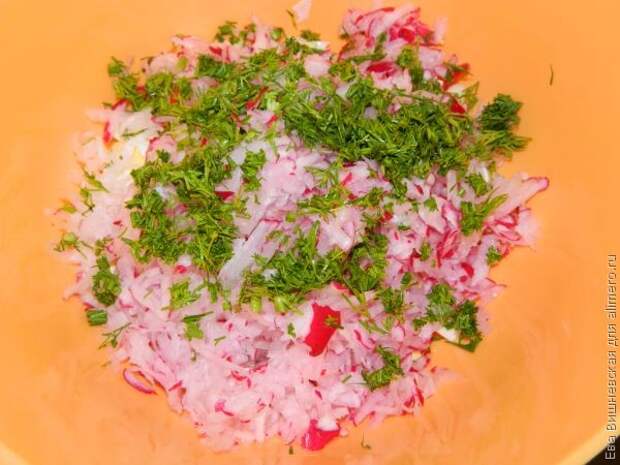 Мясной салат