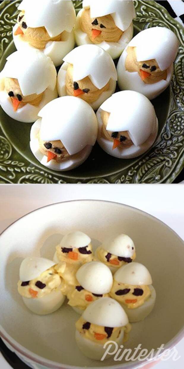 Хендмейд фаршированные яйца
