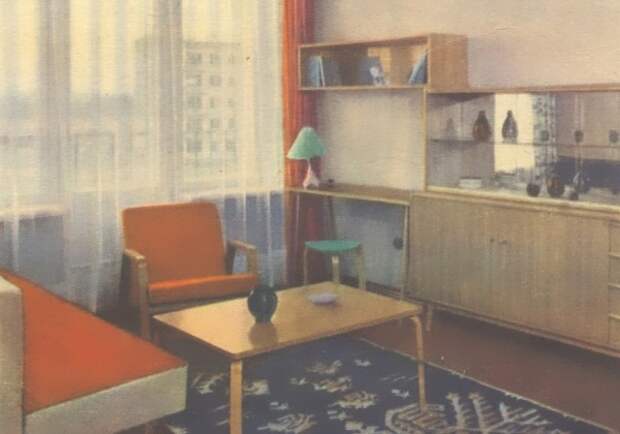 Советская мебель в стиле минимализм 50-60-х