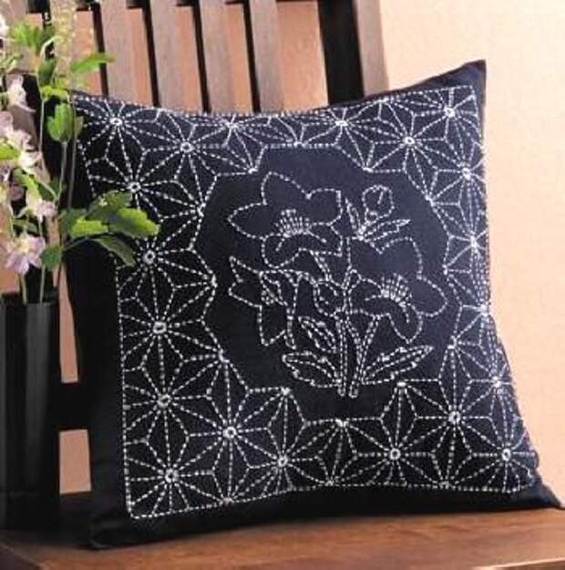 Sashiko pillow