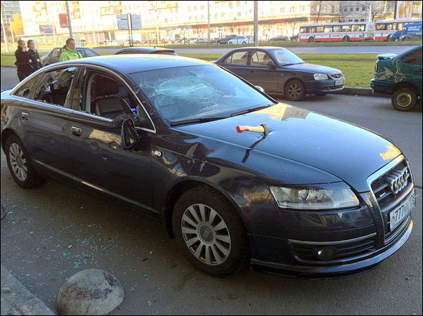 Народный штраф за неправильную парковку автомобили, парковка авто, юмор