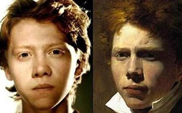 tweedledum11 Поразительное сходство голливудских знаменитостей и их исторических двойников