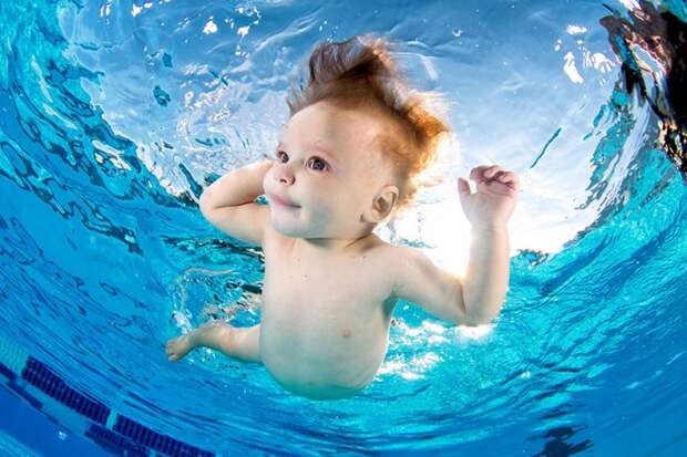 Дети под водой (17 фотографий)