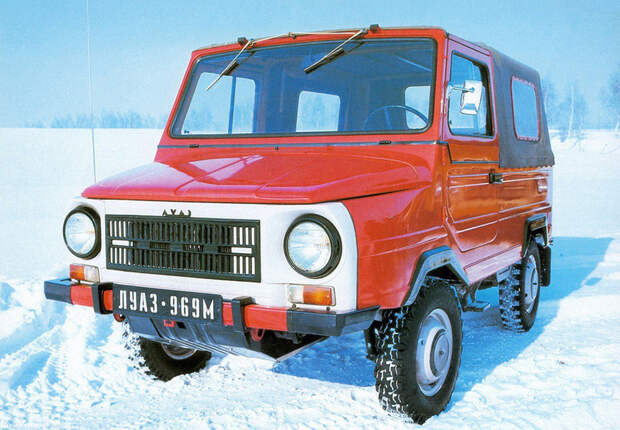 Сверхпроходимый советский внедорожник ЛуАЗ-969 ЛуАЗ-969, внедорожник, луаз