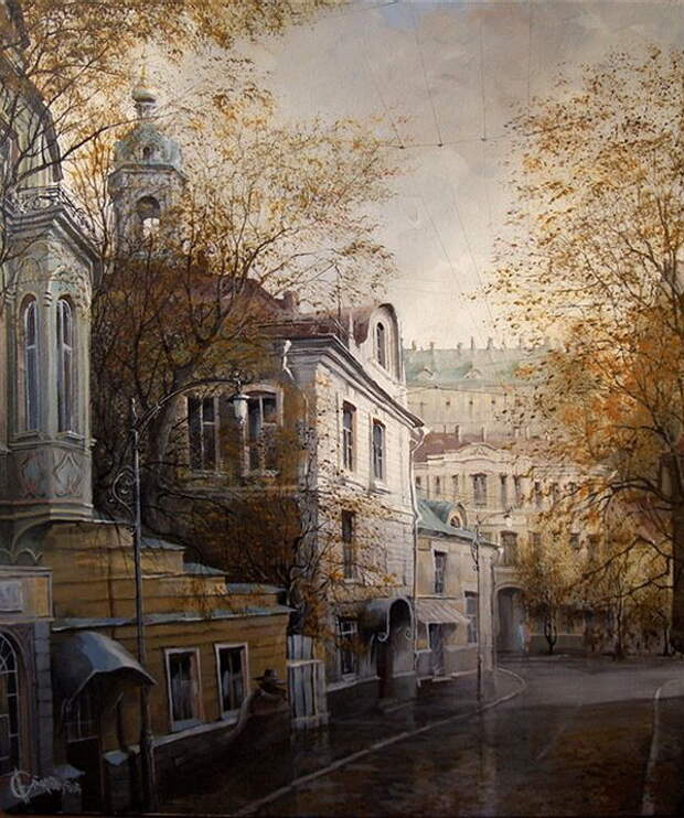 Художник Александр Стародубов - Старая Москва