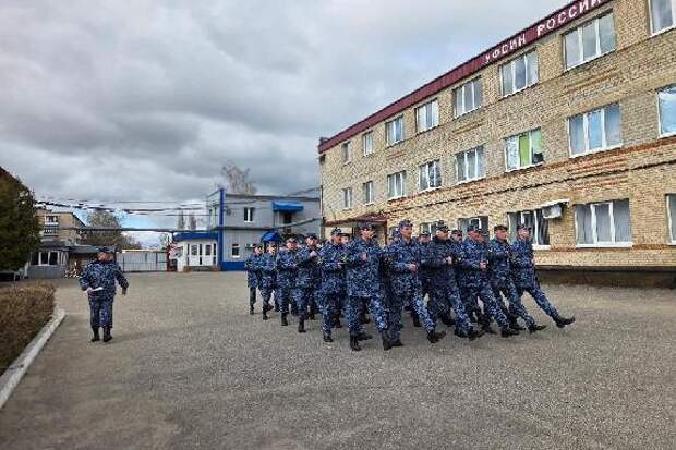 Сотрудники УФСИН приступили к репетиции парада Победы в Тамбове