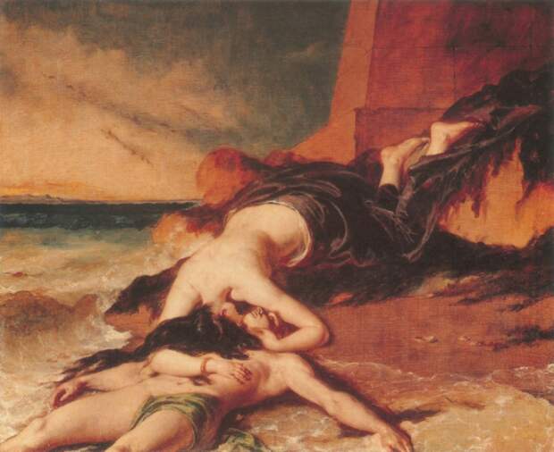 Уильям Этти — «Геро и Леандр», 1829 год.