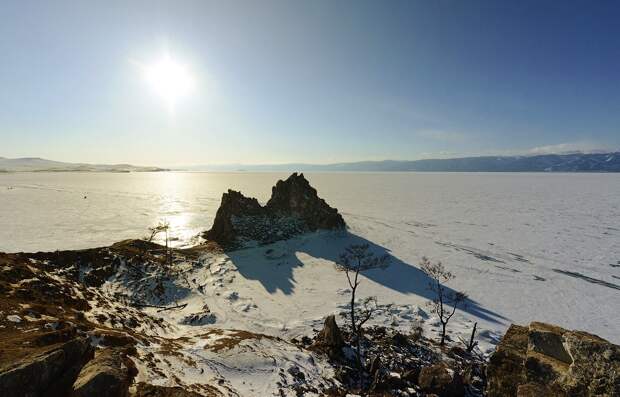 Зимний Байкал байкал, зима, интересное, озеро