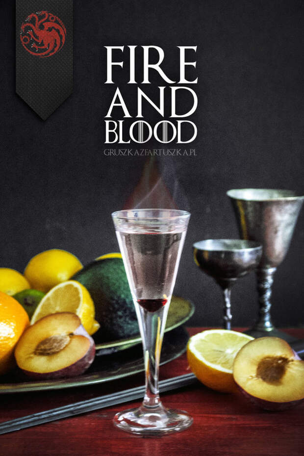 This House Targaryen cocktail.
