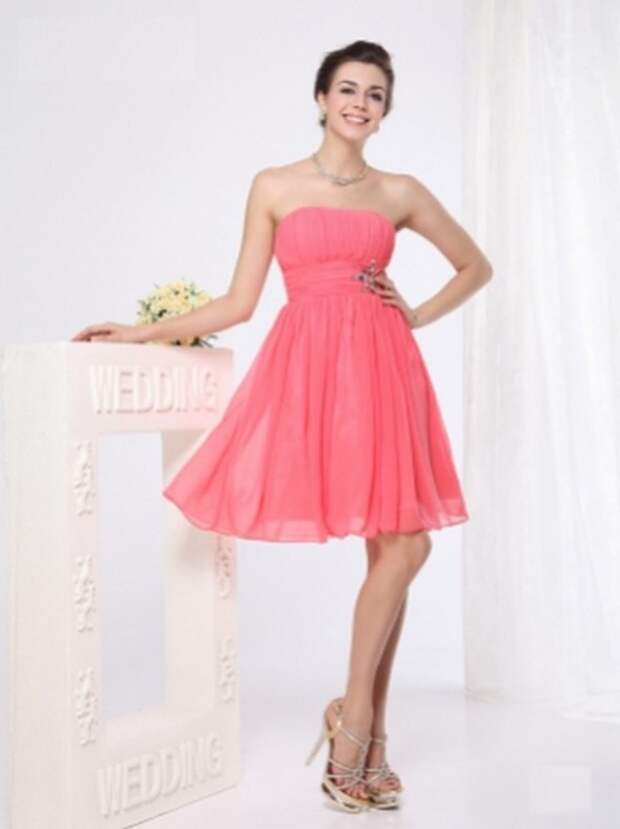 coral bridesmaid dresses long