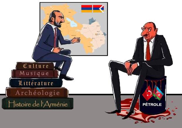 Война в Карабахе в карикатуре