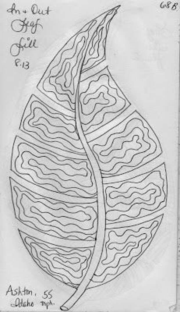 LuAnn Kessi: Sketch Book.....Leaf Designs 1