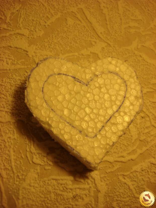 Сердце из кофейных зерен 6