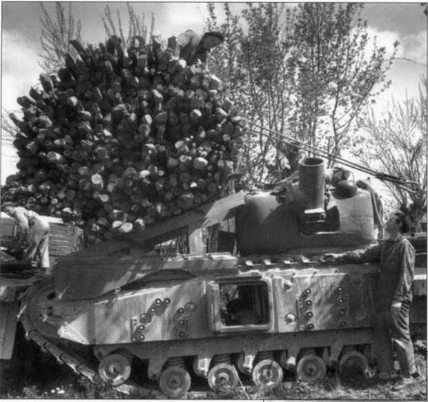 60. Британская 290-мм мортира AVRE на базе танка "Черчилль" Вторая, война, мирова, фото