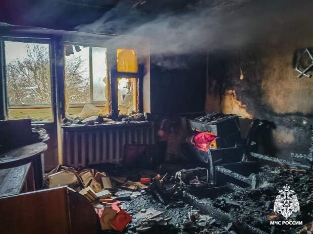 Под Смоленском в сгоревшей квартире найден труп женщины