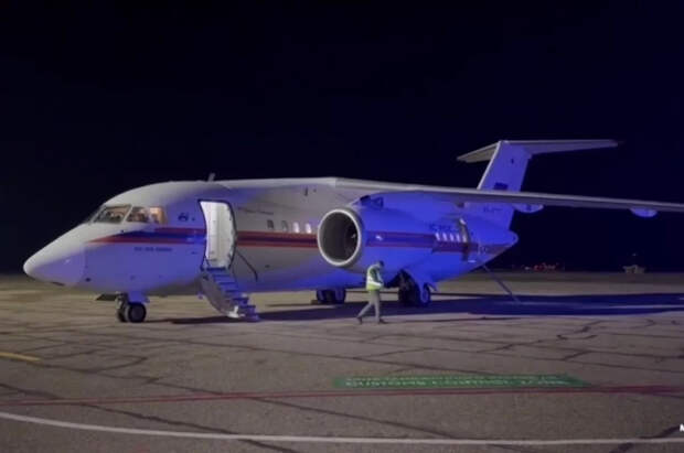 «Летающий госпиталь» МЧС вновь побывал в Грозном и вернулся в Москву