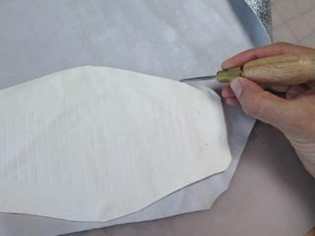 Двухцветные браслеты с прорезями, из кожи (Diy)