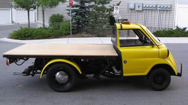 Эвакуатор на базе микромашинки BMW Isetta (9 фото)