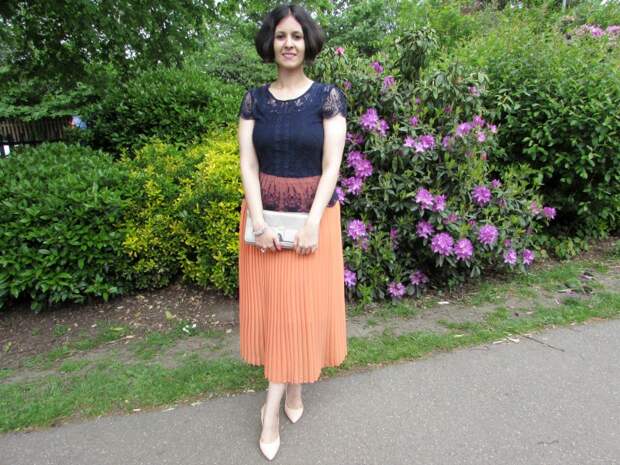 How I styled a pleated skirt How I styled a pleated skirt