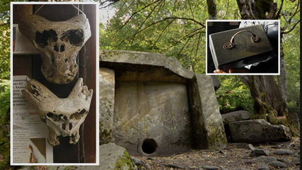 В горах Кавказа найден чемоданчик Аненербе и два "ЧУЖИХ" черепа
