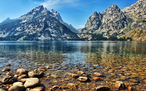 15. Озеро Дженни (Jenny Lake), штат Вайоминг в мире, вода, планета